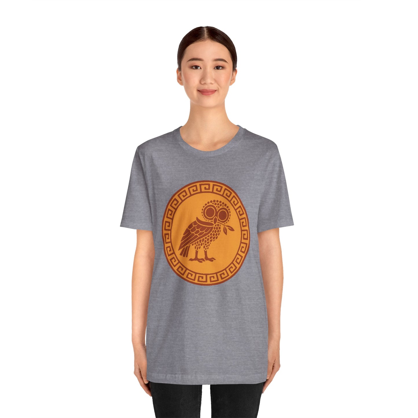 Athena’s Owl T-Shirt – Greek Mythology Bird Tee