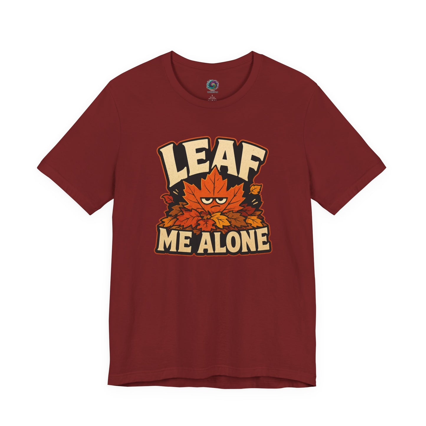 Leaf Me Alone T-Shirt – Funny Fall Introvert Leaves Tee