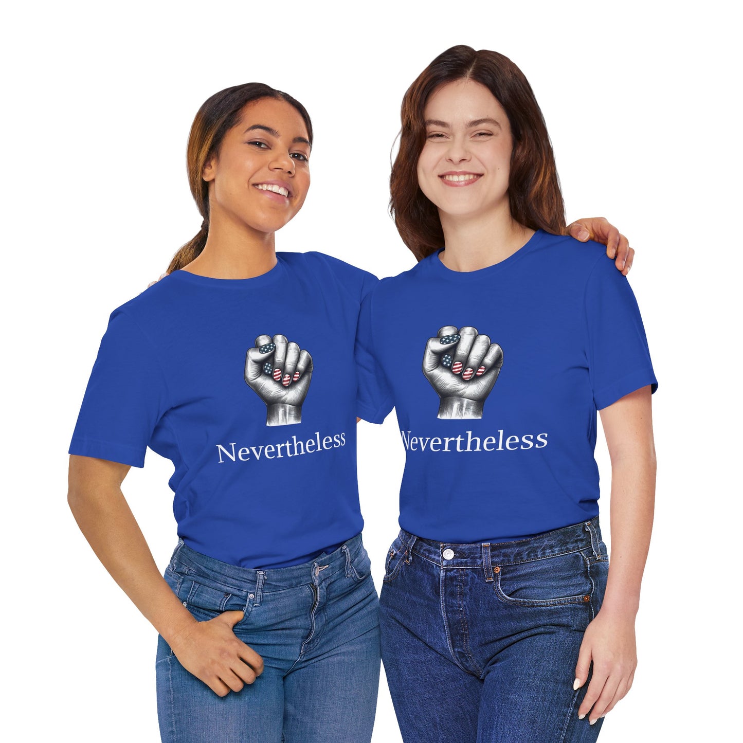 Nevertheless Feminist T-Shirt – Resist Fist Graphic Protest Tee