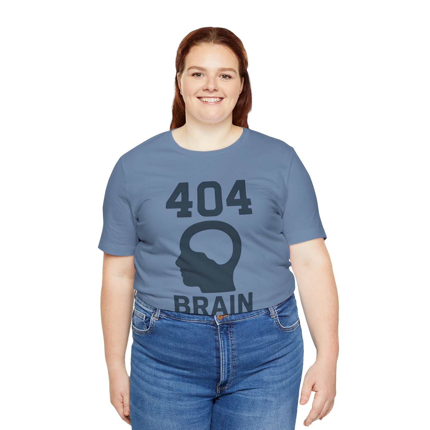 404 Brain Not Found T-Shirt – Techie Humor for Nerds & Geeks