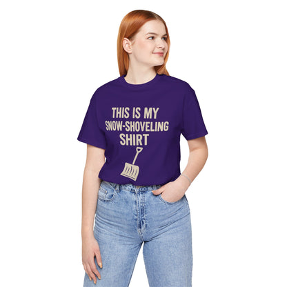 This Is My Snow-Shoveling Shirt – Funny Winter Chore Tee