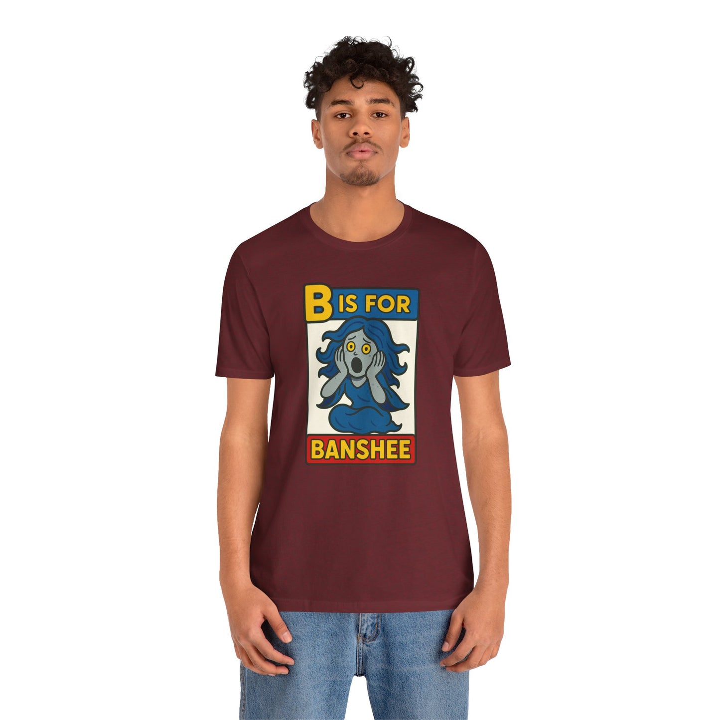 B is for Banshee T-Shirt – Funny Halloween Legend Alphabet Tee