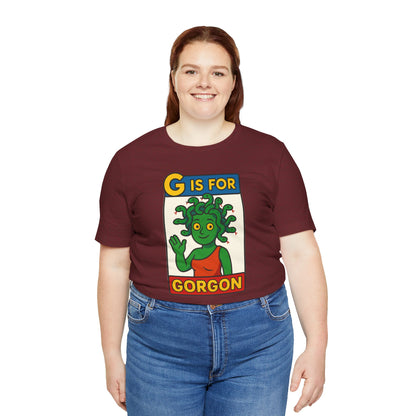 G Is for Gorgon T-Shirt – Funny Gorgon Legend Alphabet Tee