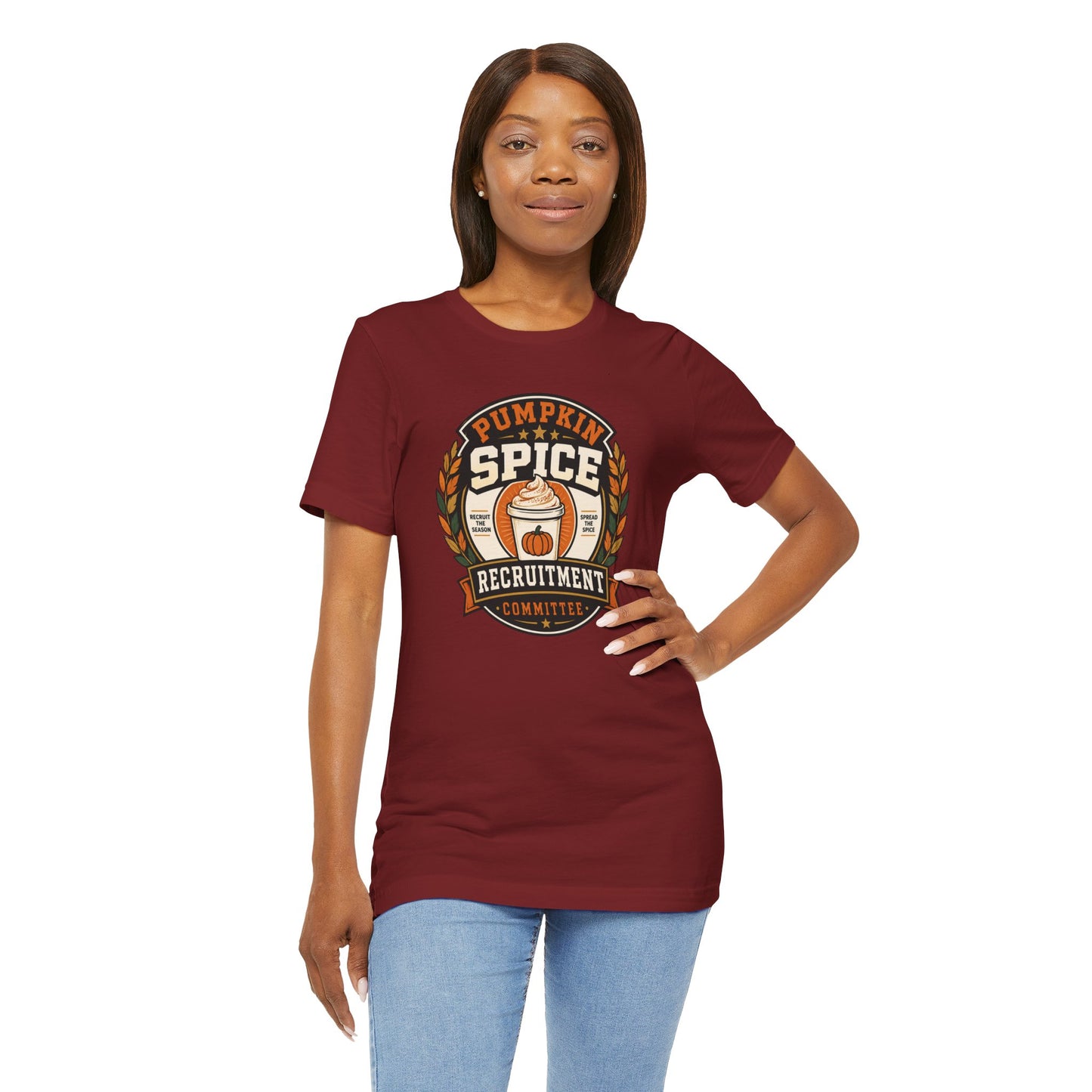 Pumpkin Spice Recruitment Committee T-Shirt – Funny Fall Tee