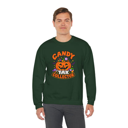 Candy Tax Collector Sweatshirt – Funny Halloween Parent Crewneck