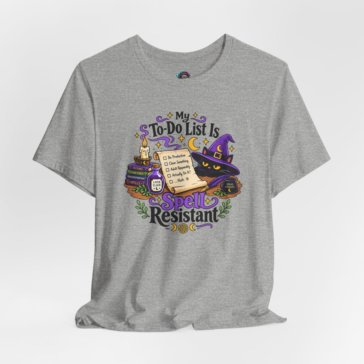 My To-Do List Is Spell Resistant T-Shirt – Funny Witchy ADHD Tee