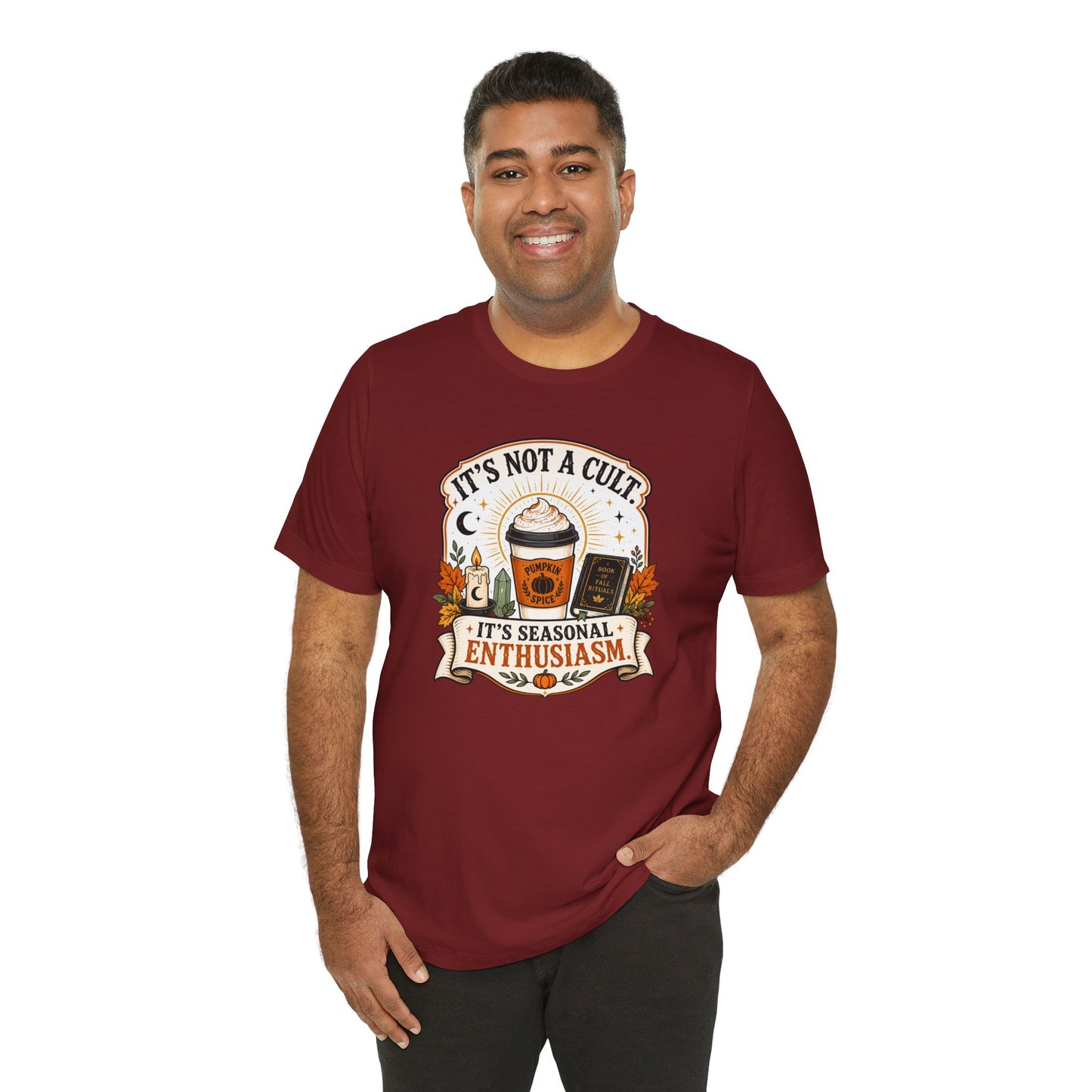 It’s Not a Cult Pumpkin Spice T-Shirt – Funny Fall Tee
