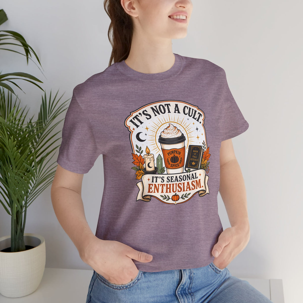 It’s Not a Cult Pumpkin Spice T-Shirt – Funny Fall Tee
