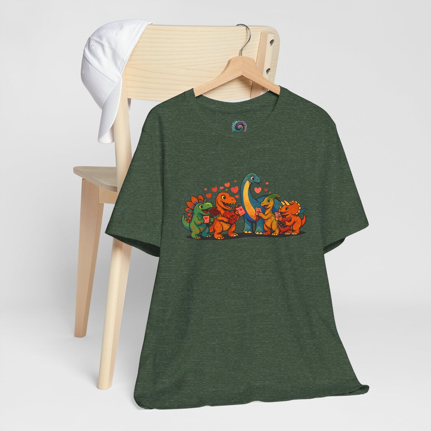 Dinosaur Valentines T-Shirt – Cute Dino Valentine’s Day Tee