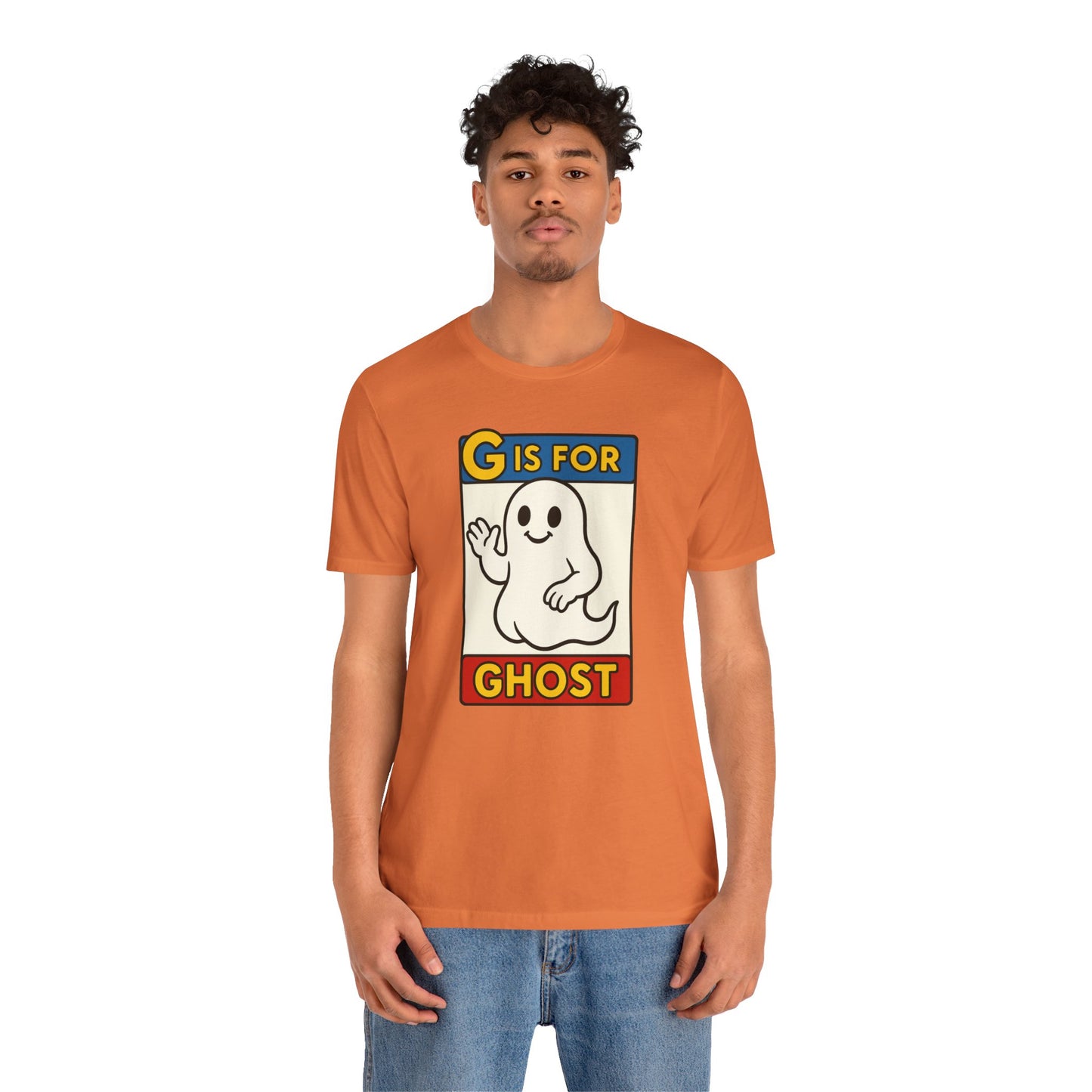 G Is for Ghost Shirt – Funny Monster Alphabet Halloween Tee