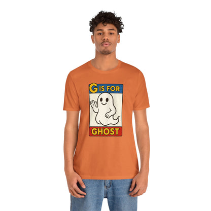 G Is for Ghost Shirt – Funny Monster Alphabet Halloween Tee