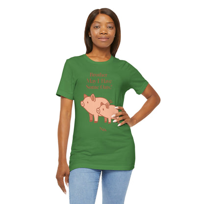 Brother May I Have Some Oats T-Shirt – Funny Viral Pig Meme Tee