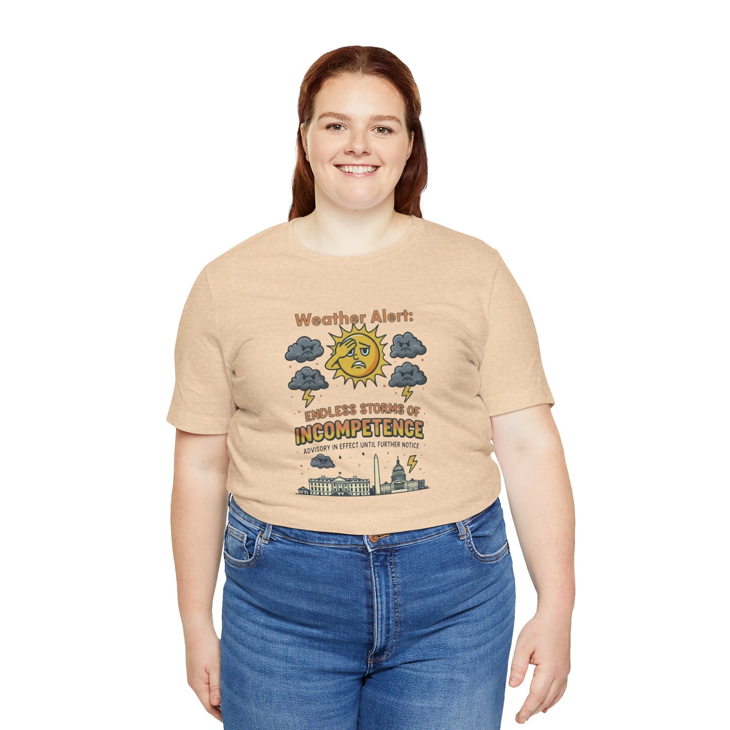Weather Alert Political Satire T-Shirt – Funny Protest Shirt | Whimspin