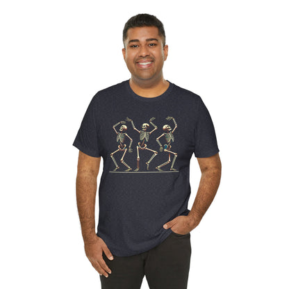 Dancing Skeleton T-Shirt – Funny Halloween Skeleton Shirt for Spooky Season