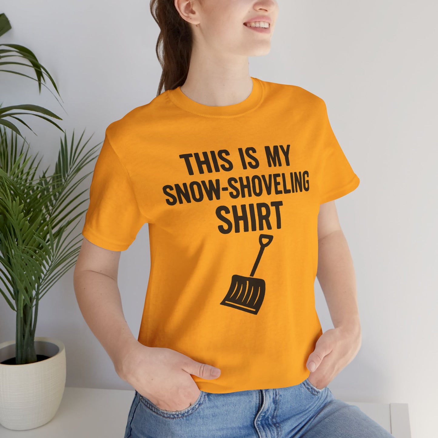 This Is My Snow-Shoveling Shirt – Funny Winter Chore Tee