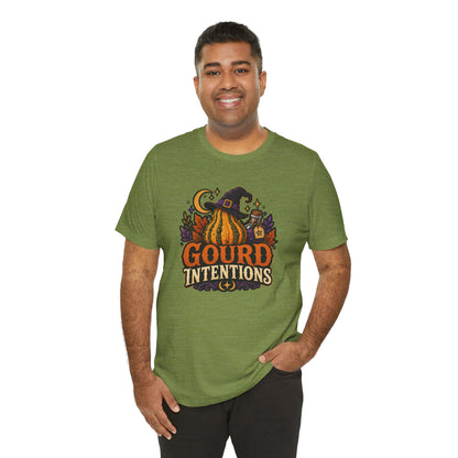 Gourd Intentions T-Shirt – Funny Witchy Fall Pumpkin Tee