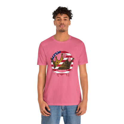 No Kings Protest T-Shirt – Anti-Authoritarian Democracy Graphic Tee