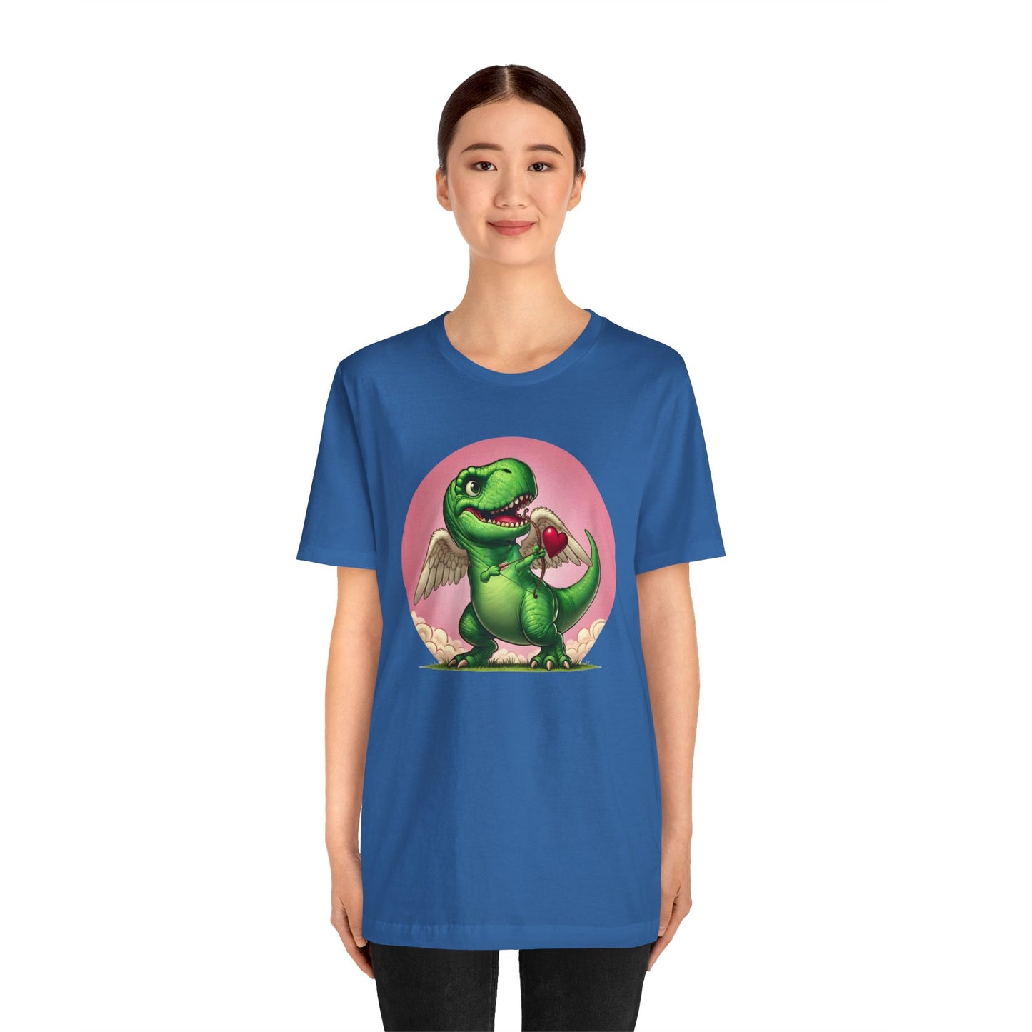 Cupidsaurus Rex T-Shirt – Funny Dinosaur Cupid Valentine’s Day Tee