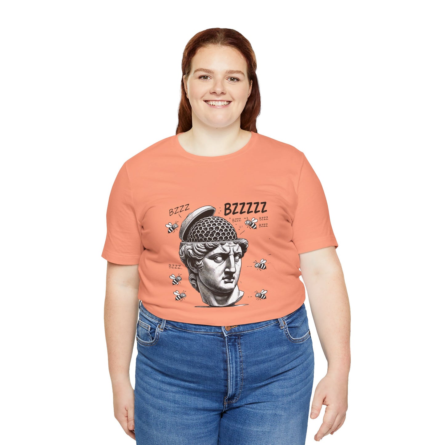 Hive Mind T-Shirt – Surreal Bee Group Think Parody Tee