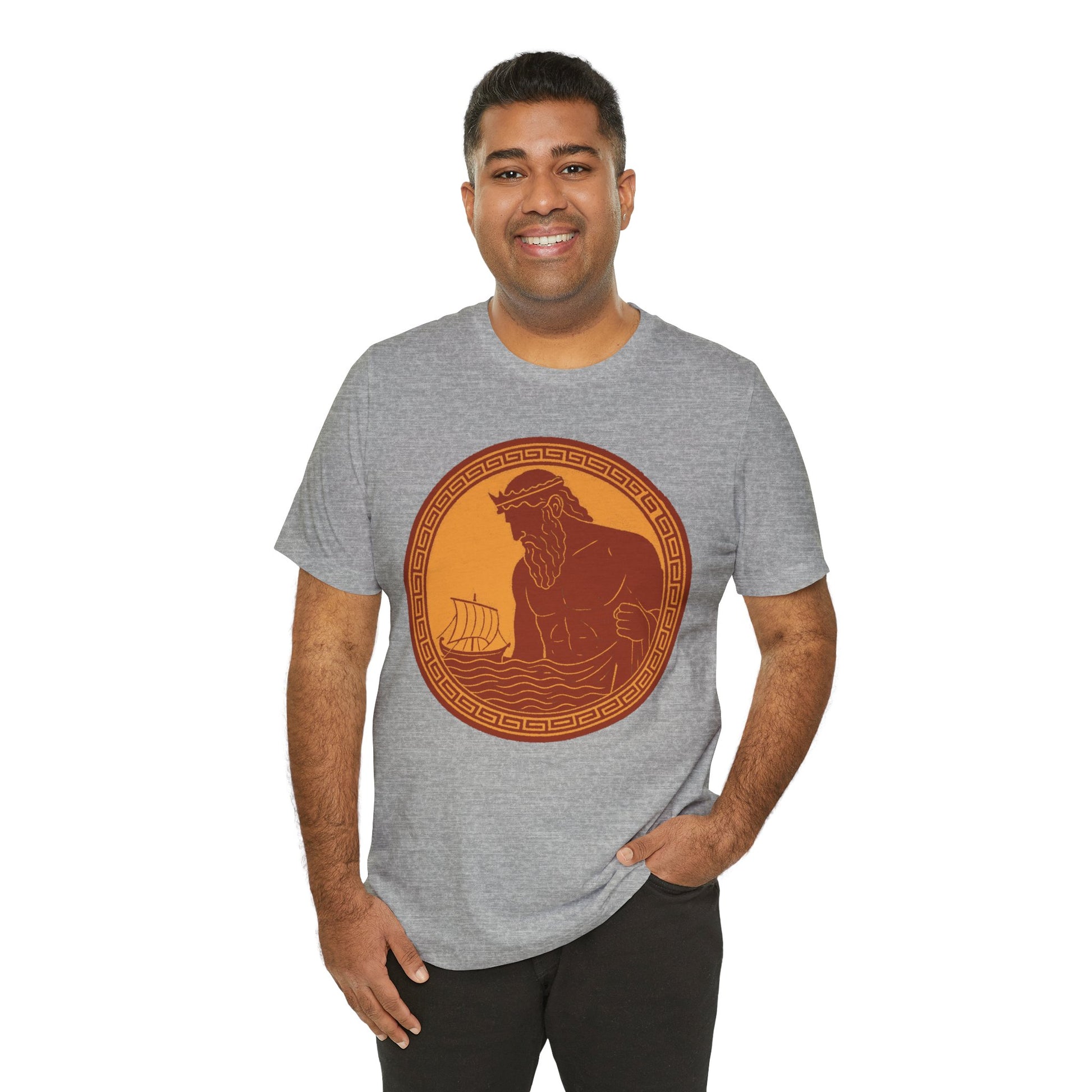 Poseidon Epic T-Shirt – Greek Mythology Ocean God Tee - WhimSpin - https://whimspin.com