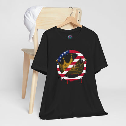 No Kings Protest T-Shirt – Anti-Authoritarian Democracy Graphic Tee