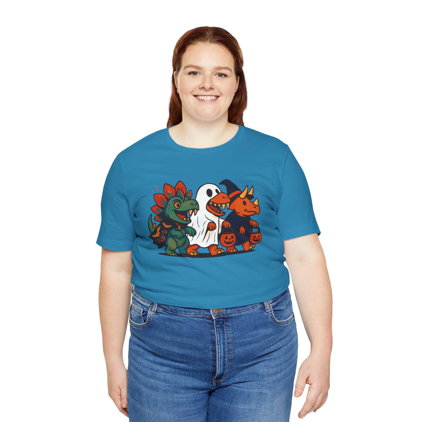 Halloween Dino Squad T-Shirt – Funny Trick-or-Treat Dinosaur Tee