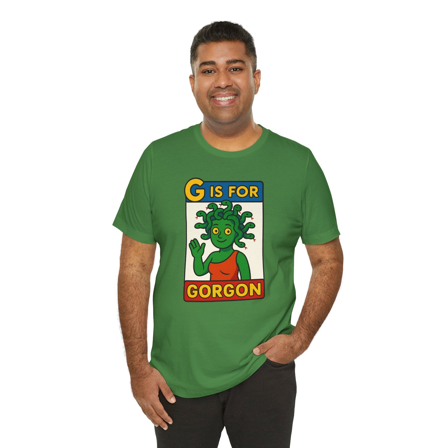 G Is for Gorgon T-Shirt – Funny Gorgon Legend Alphabet Tee