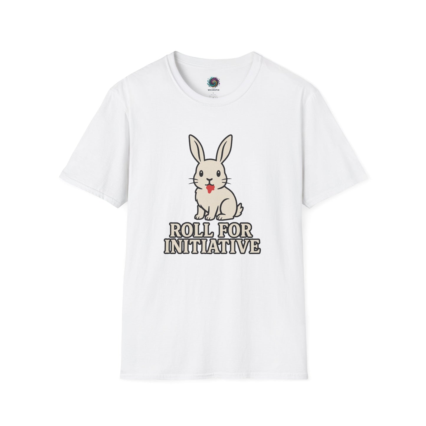 Roll for Initiative T-Shirt – Killer Bunny Humor Gaming Tee