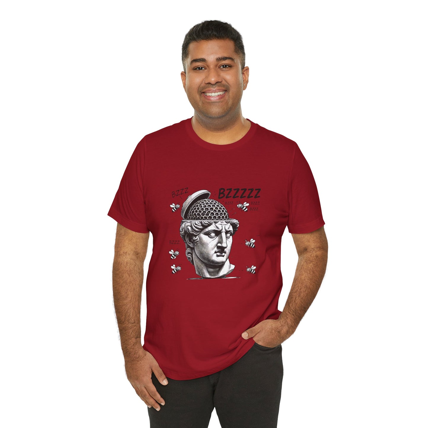 Hive Mind T-Shirt – Surreal Bee Group Think Parody Tee