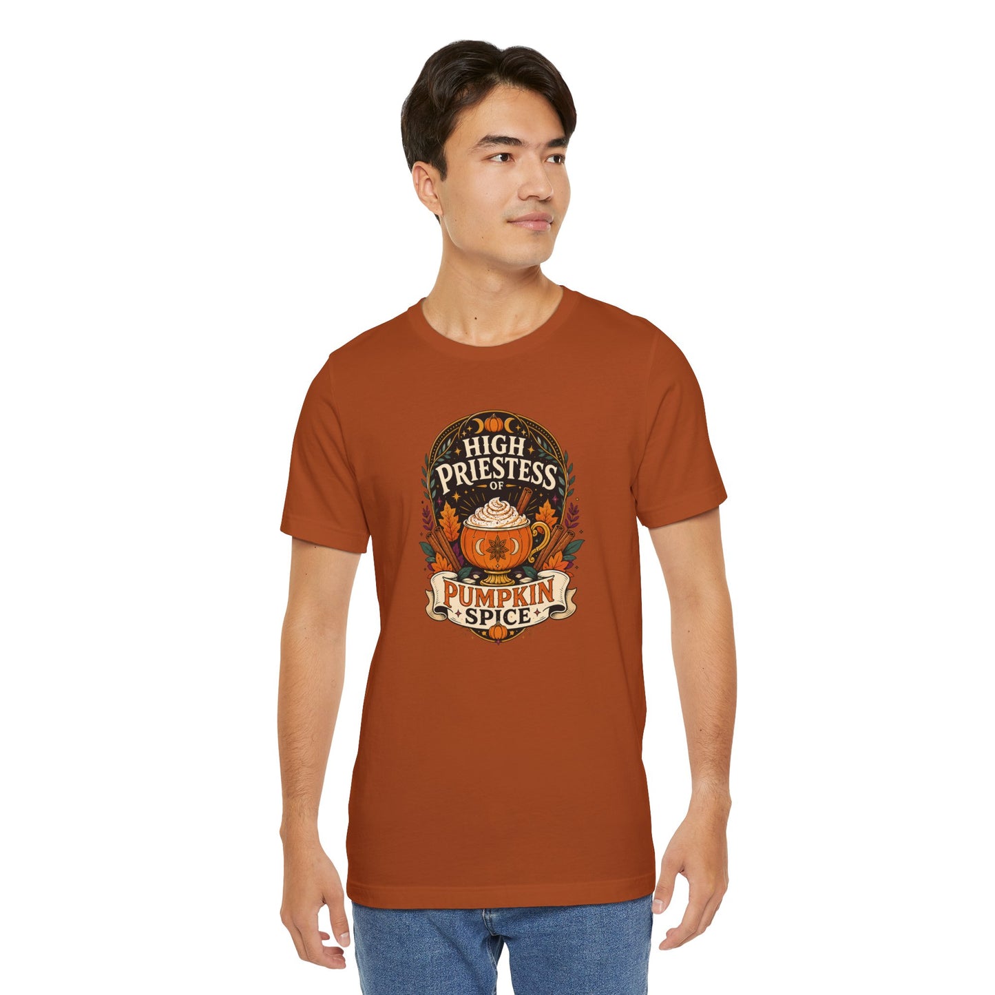 High Priestess of Pumpkin Spice T-Shirt – Funny Fall Tee