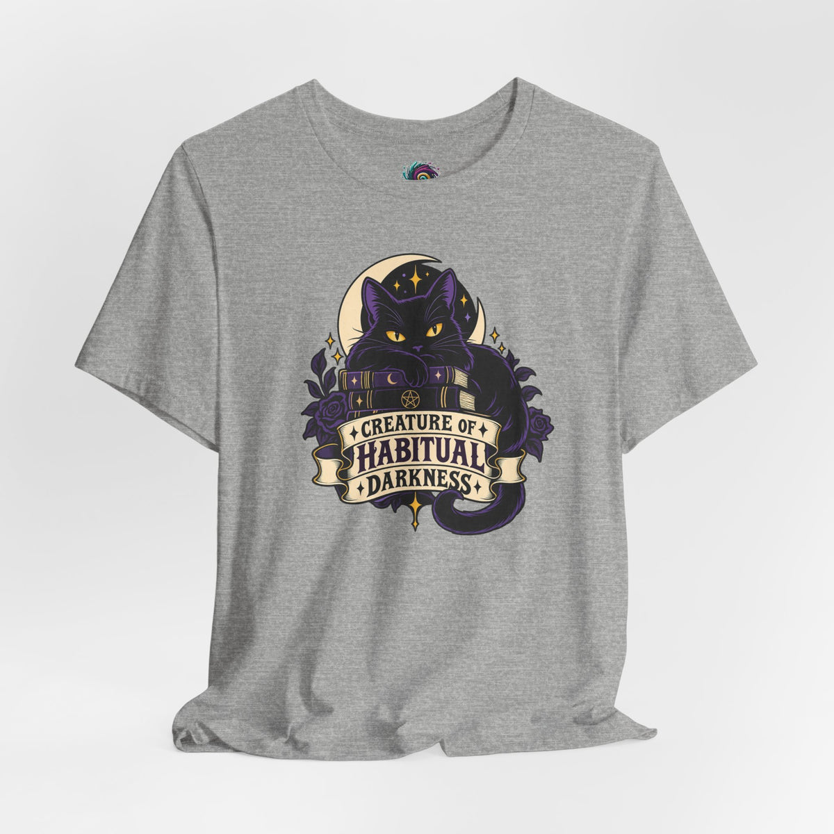 Creature of Habitual Darkness T-Shirt – Black Cat Goth Tee