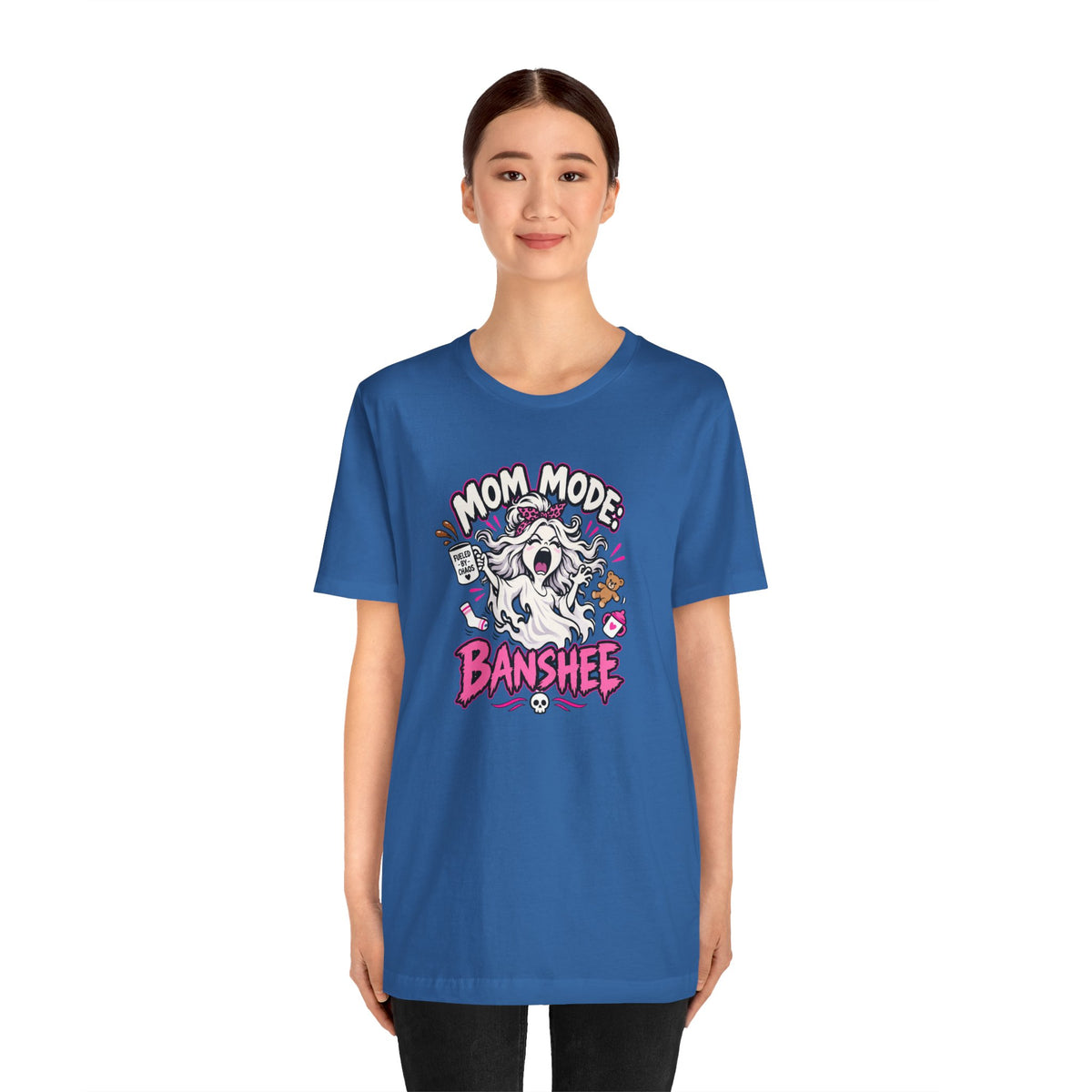 Mom Mode Banshee T-Shirt – Funny Chaotic Mom Halloween Tee