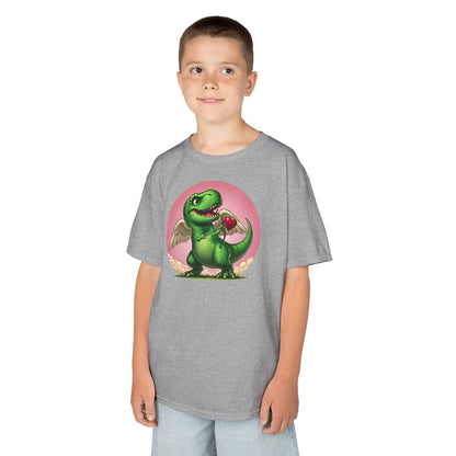Cupidsaurus Rex Kids T-Shirt – Cute Dinosaur Valentine’s Day Tee for Kids