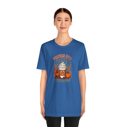 Pumpkin Spice Everything No Apologies T-Shirt – Fall Coffee Addict Tee