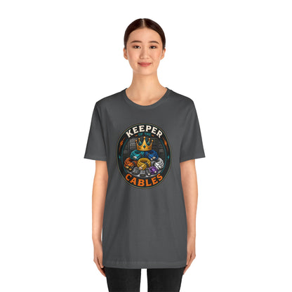 Keeper of the Cables T-Shirt – Funny Tech Dad Cable Tee
