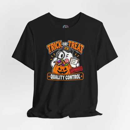 Trick-or-Treat Quality Control T-Shirt – Funny Halloween Candy Tee