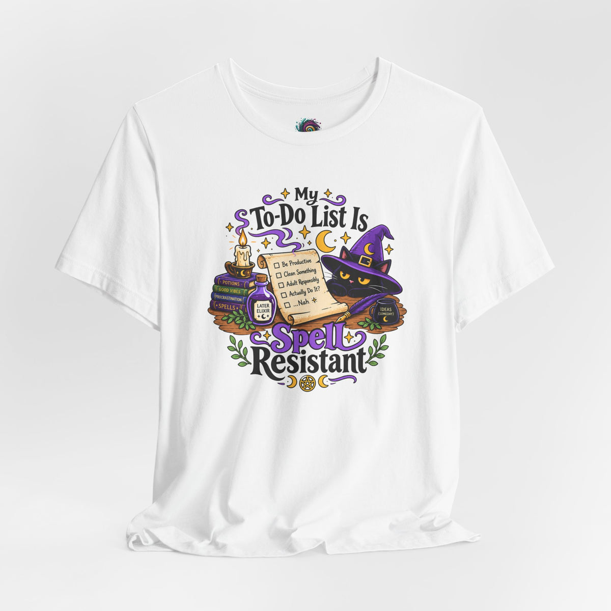 My To-Do List Is Spell Resistant T-Shirt – Funny Witchy ADHD Tee