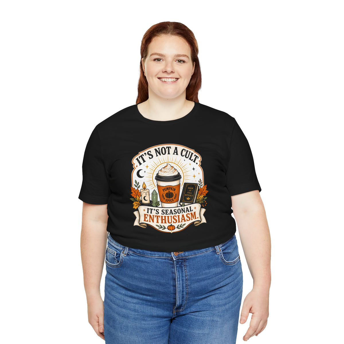 It’s Not a Cult Pumpkin Spice T-Shirt – Funny Fall Tee