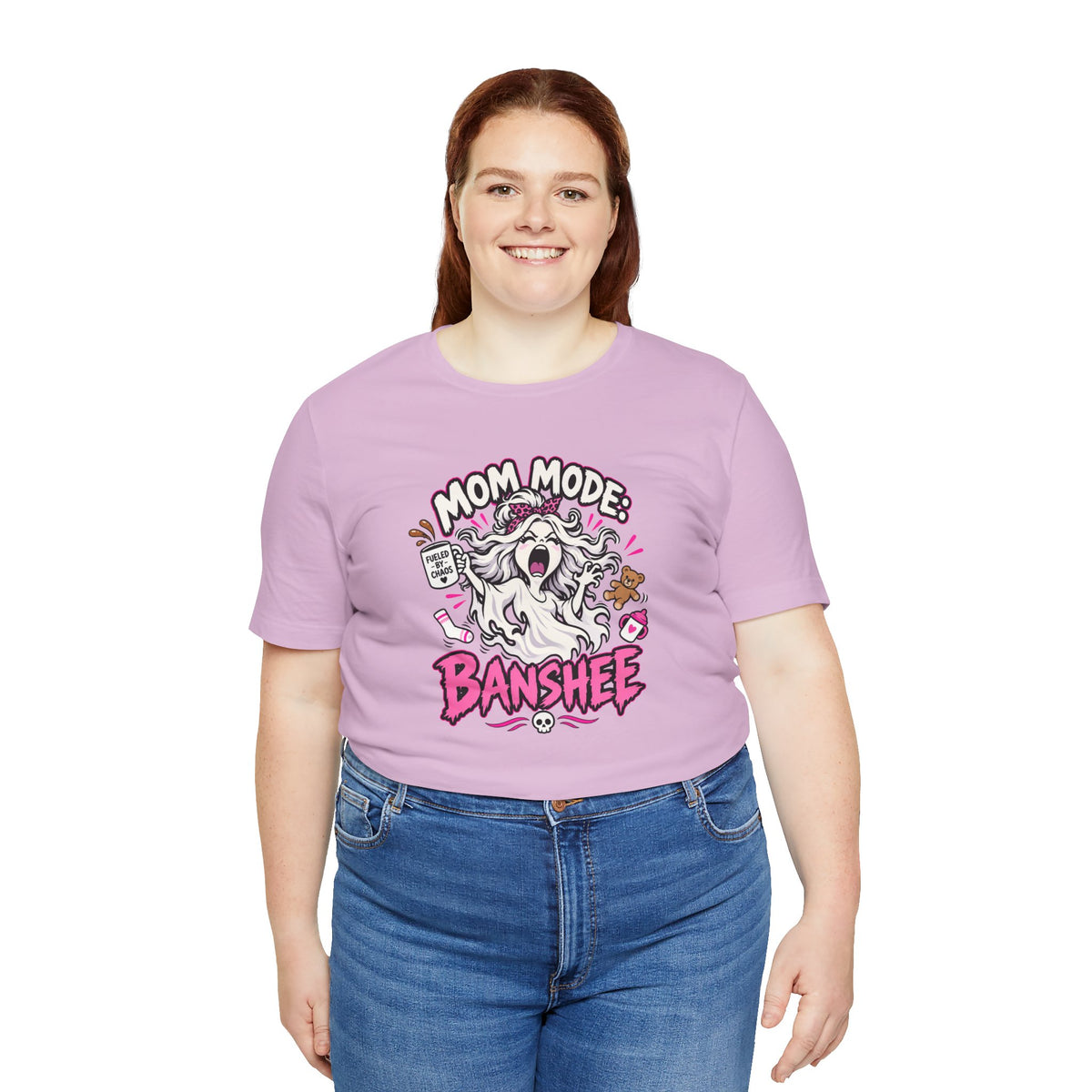 Mom Mode Banshee T-Shirt – Funny Chaotic Mom Halloween Tee