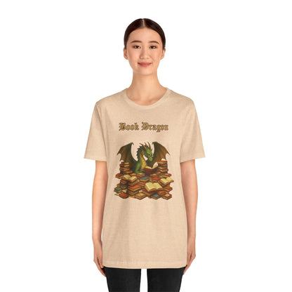 Book Dragon T-Shirt – Funny Book Lover Shirt & Gifts for Readers