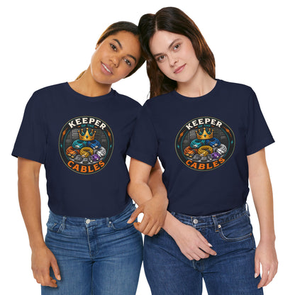 Keeper of the Cables T-Shirt – Funny Tech Dad Cable Tee