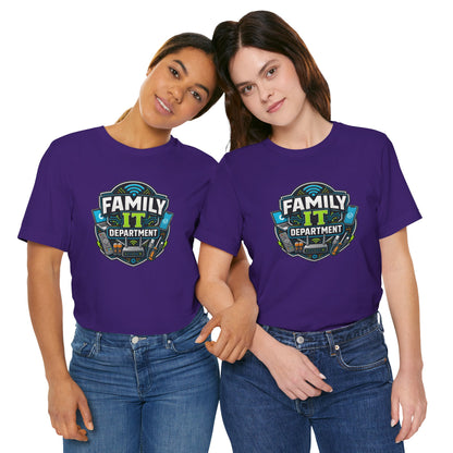 Family IT Department T-Shirt – Funny Household Tech Support Tee