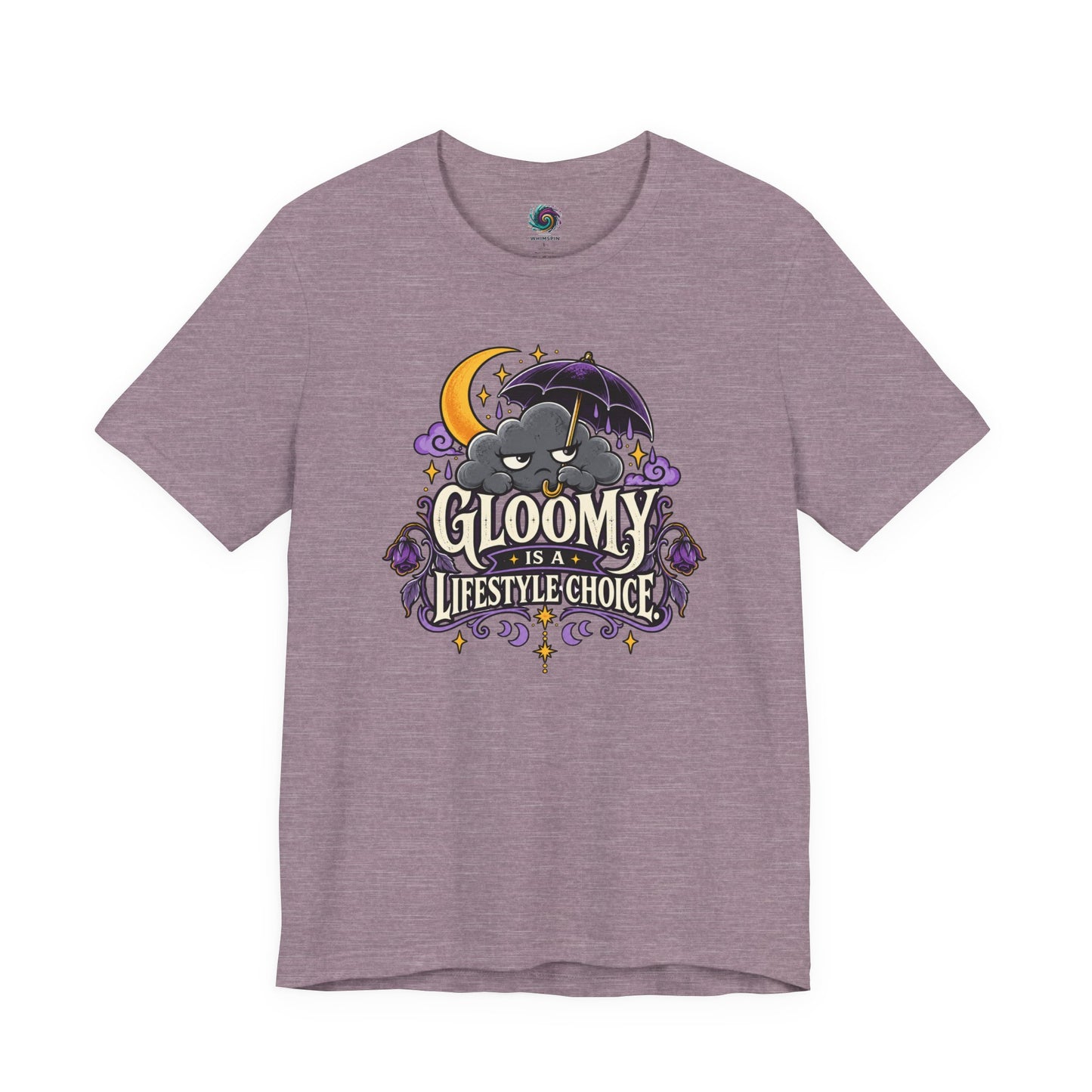 Gloomy Is a Lifestyle Choice T-Shirt – Funny Goth Halloween Tee
