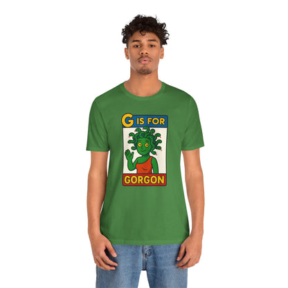 G Is for Gorgon T-Shirt – Funny Gorgon Legend Alphabet Tee