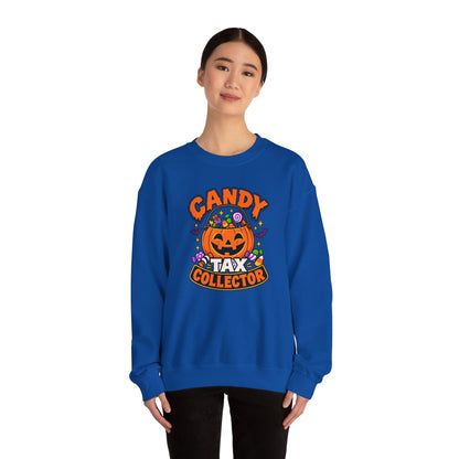 Candy Tax Collector Sweatshirt – Funny Halloween Parent Crewneck