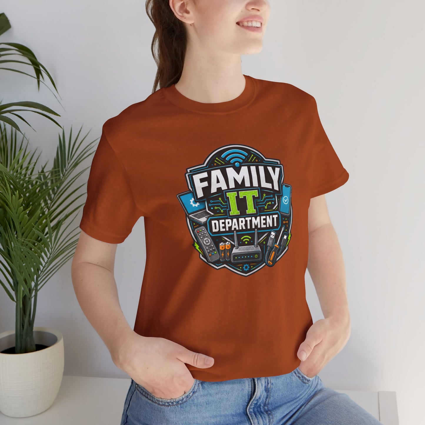 Family IT Department T-Shirt – Funny Household Tech Support Tee