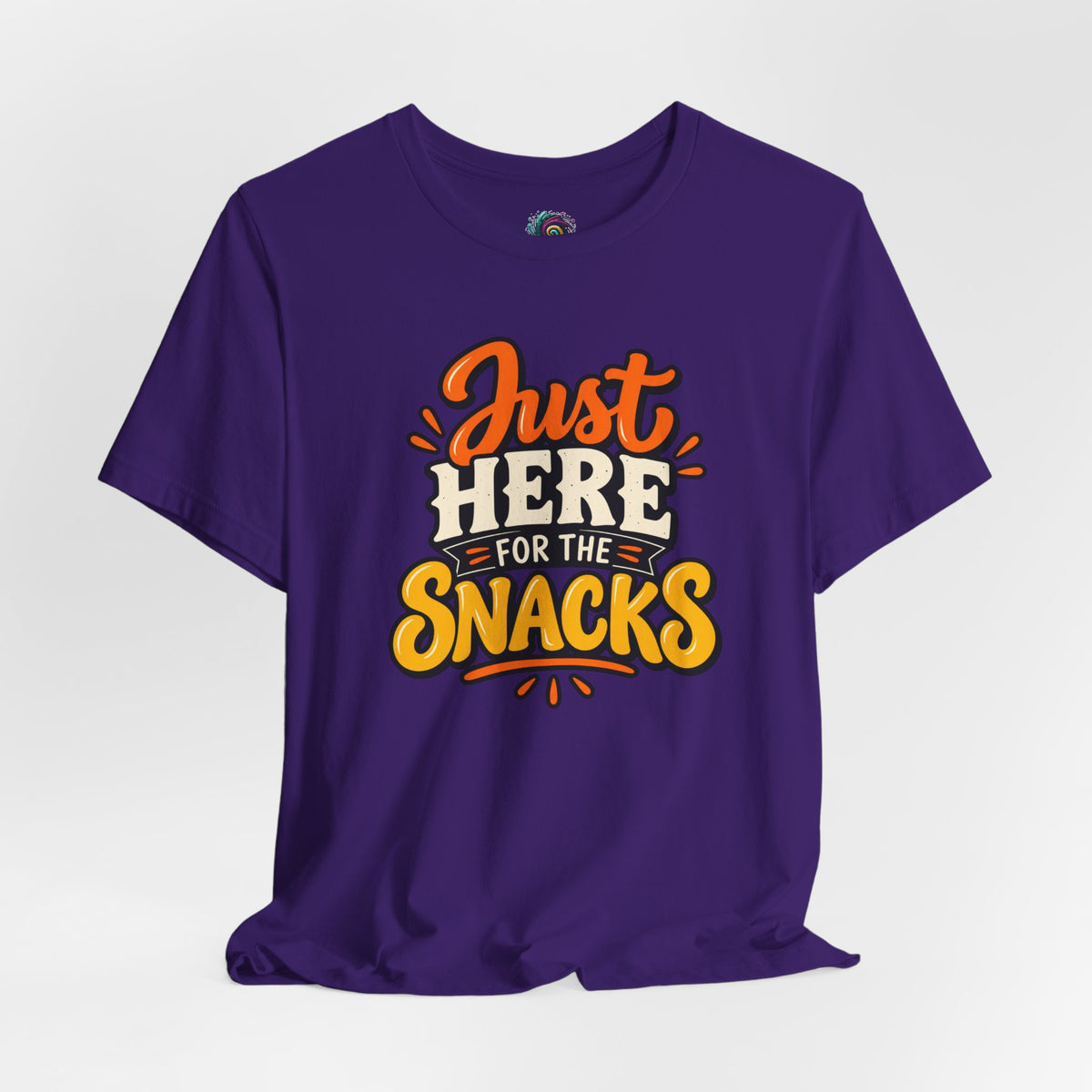 Just Here for the Snacks T-Shirt – Funny Halloween Foodie Tee