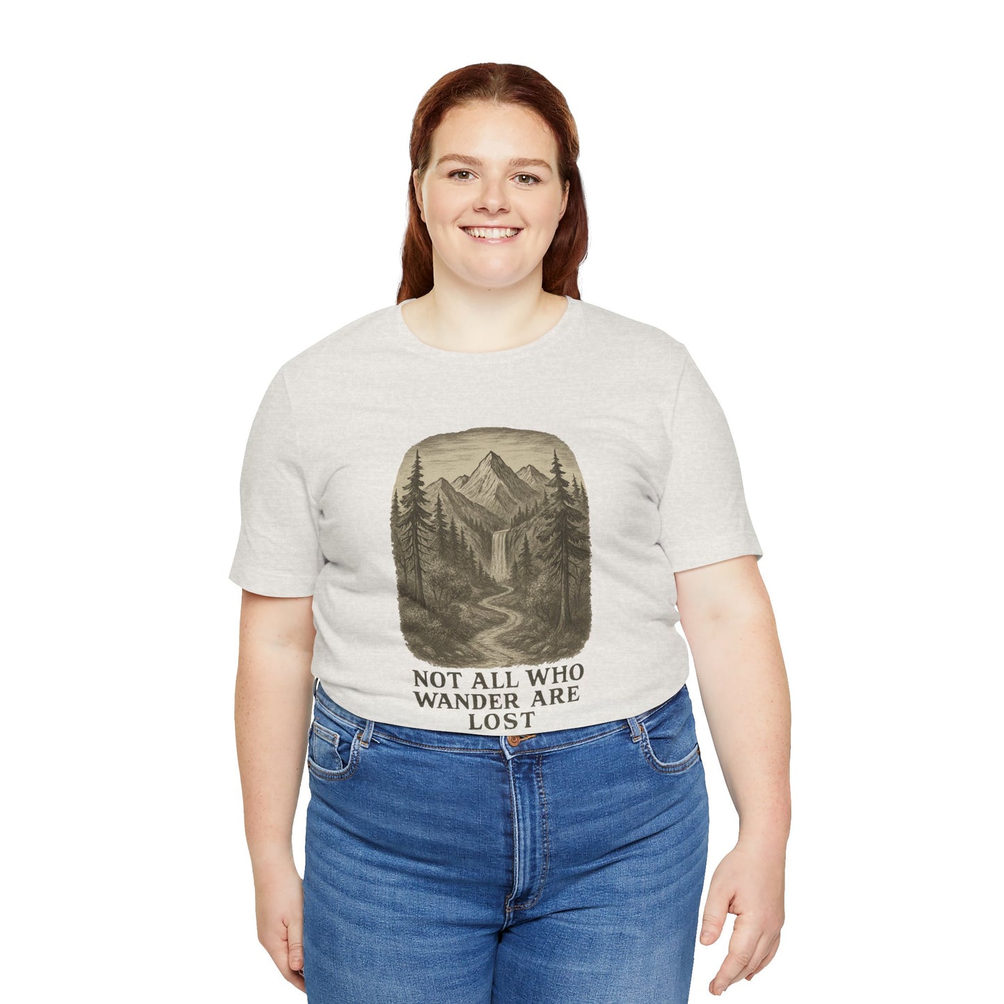 Not All Who Wander Are Lost T-Shirt – Tolkien Travel Tee for Nature Lovers