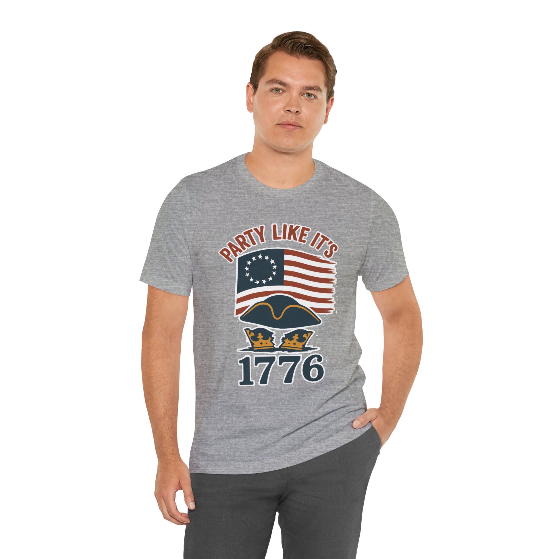 Party Like It’s 1776 T-Shirt – Revolutionary Spirit USA Tee - WhimSpin - https://whimspin.com
