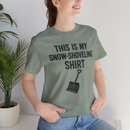 This Is My Snow-Shoveling Shirt – Funny Winter Chore Tee